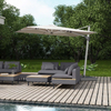 8602 Stylish Cantilever Parasol 300X300cm
