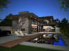 8605-300X300CM Cantilever Parasol