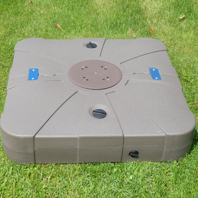 Fillable Parasol Stand with 100L Water or 130kg Sand